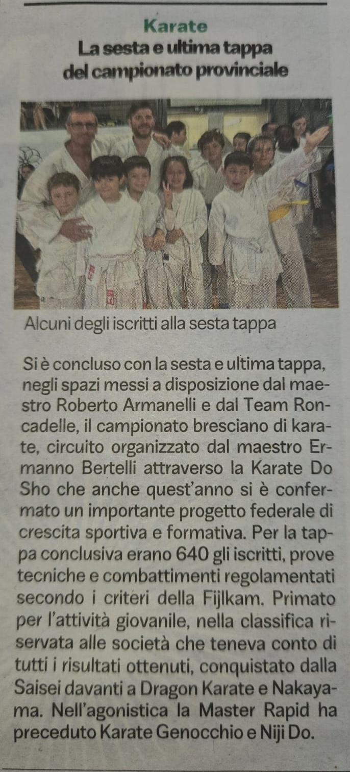 Anteprima 18° Trofeo Bresciano Giornale di Brescia