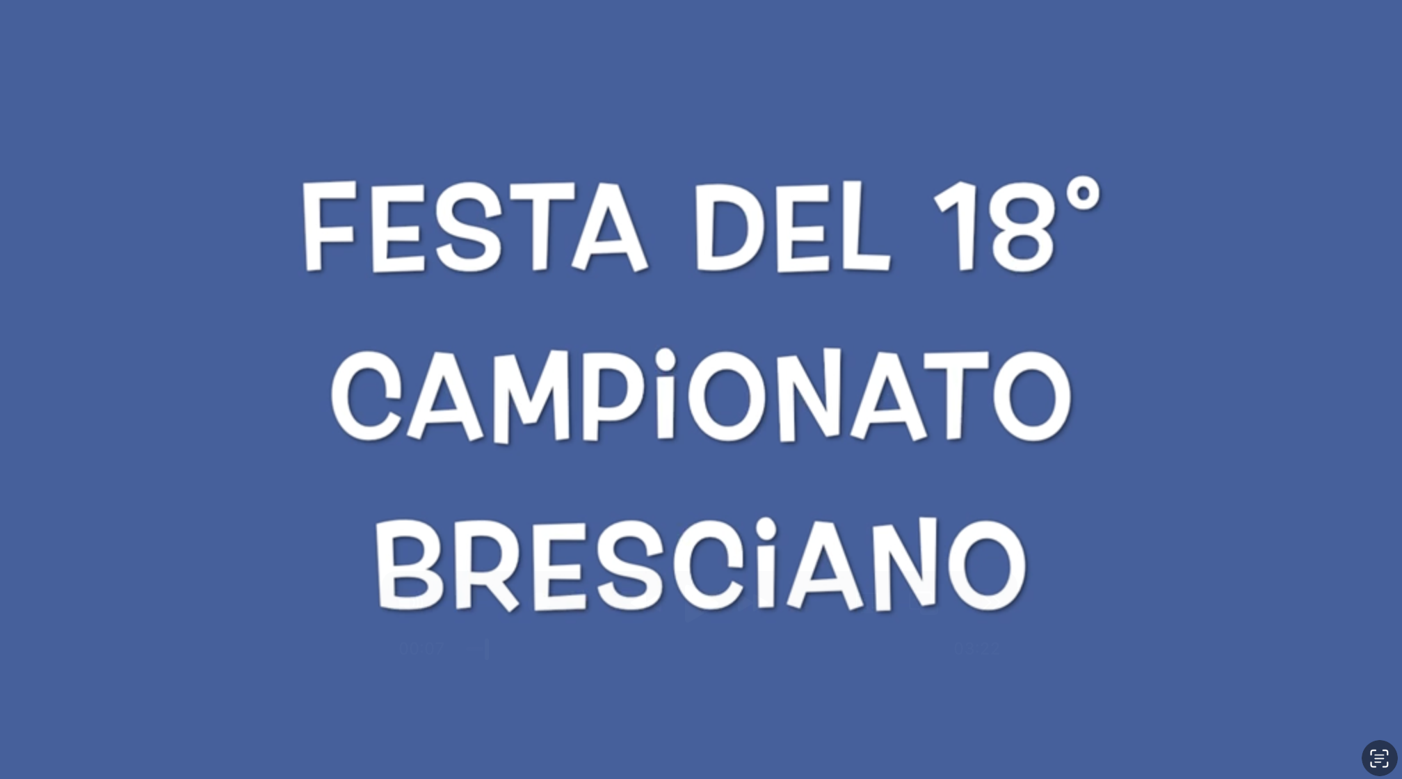 Presentazione - Festa di chiusura - 18° Trofeo Bresciano 2026